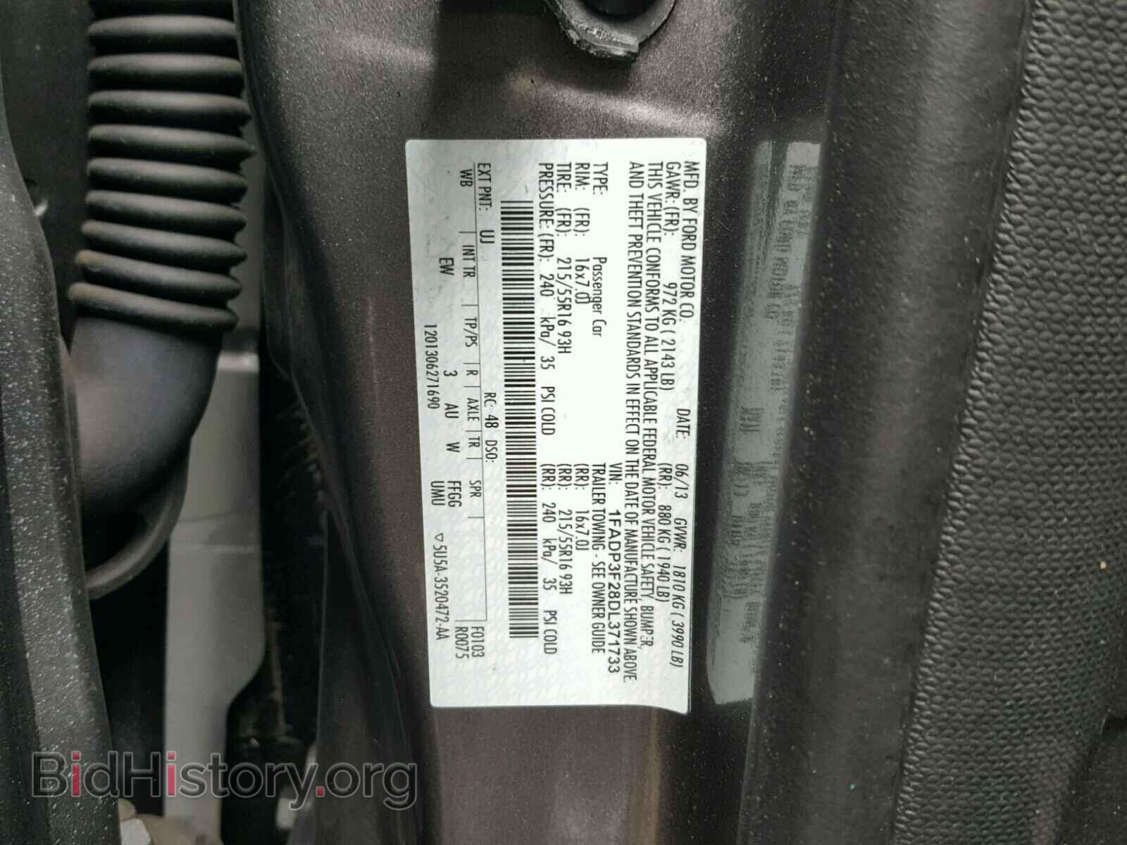 2013 FORD FOCUS - VIN: 1FADP3F28DL371733 - Photo 10