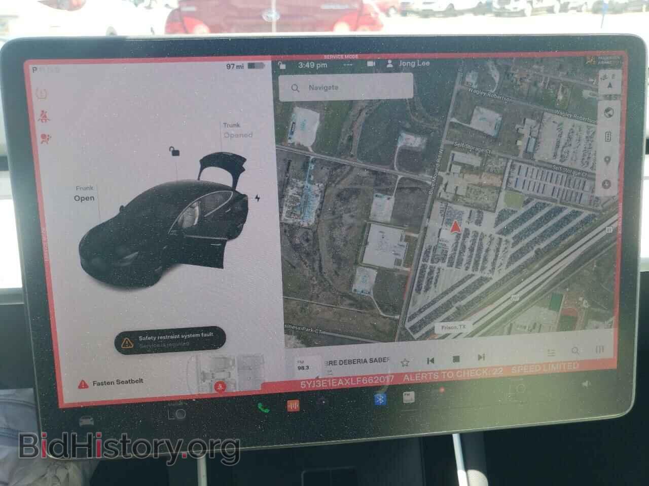 2020 TESLA MODEL 3 - VIN: 5YJ3E1EAXLF662017 - Фото 9