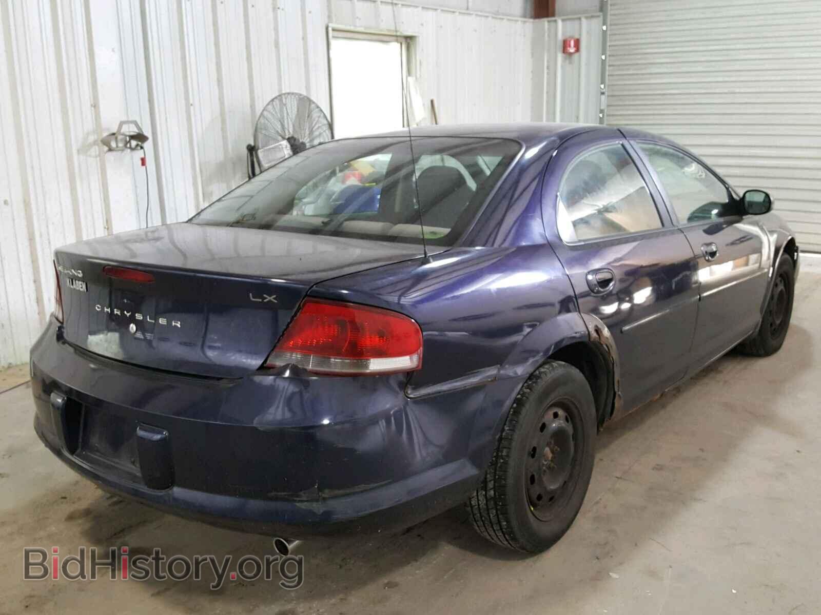 2002 CHRYSLER SEBRING - VIN: 1C3EL46R62N194084 - Фото 4