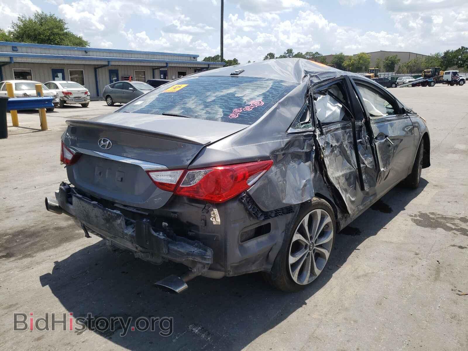 2014 HYUNDAI SONATA - VIN: 5NPEC4AC7EH816257 - Фото 4