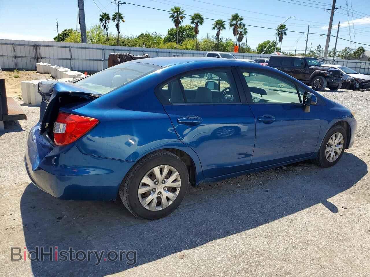2012 HONDA CIVIC - VIN: 19XFB2F54CE026552 - Фото 3