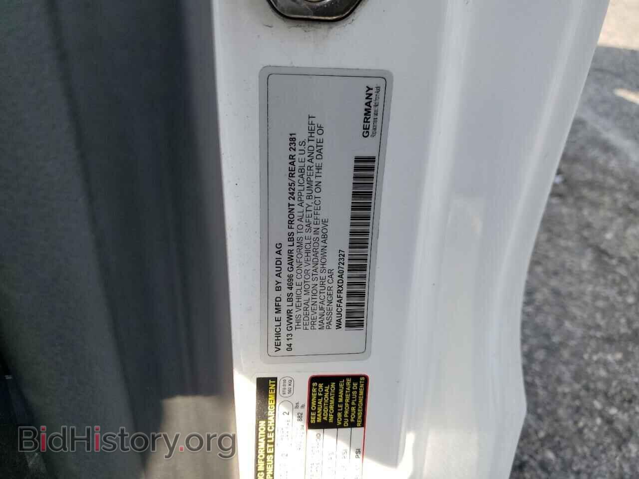 2013 AUDI A5 - VIN: WAUCFAFRXDA072327 - Photo 12