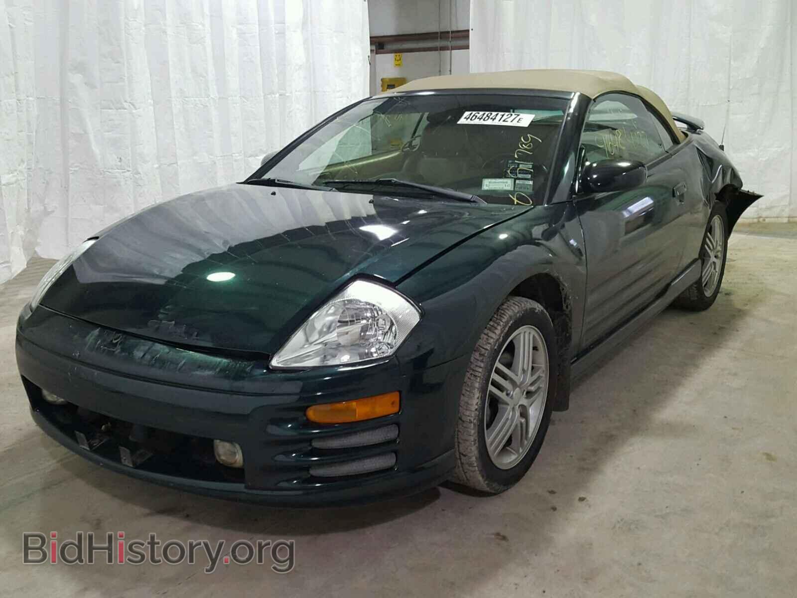 2001 MITSUBISHI ECLIPSE - VIN: 4A3AE85H81E088123 - Фото 2