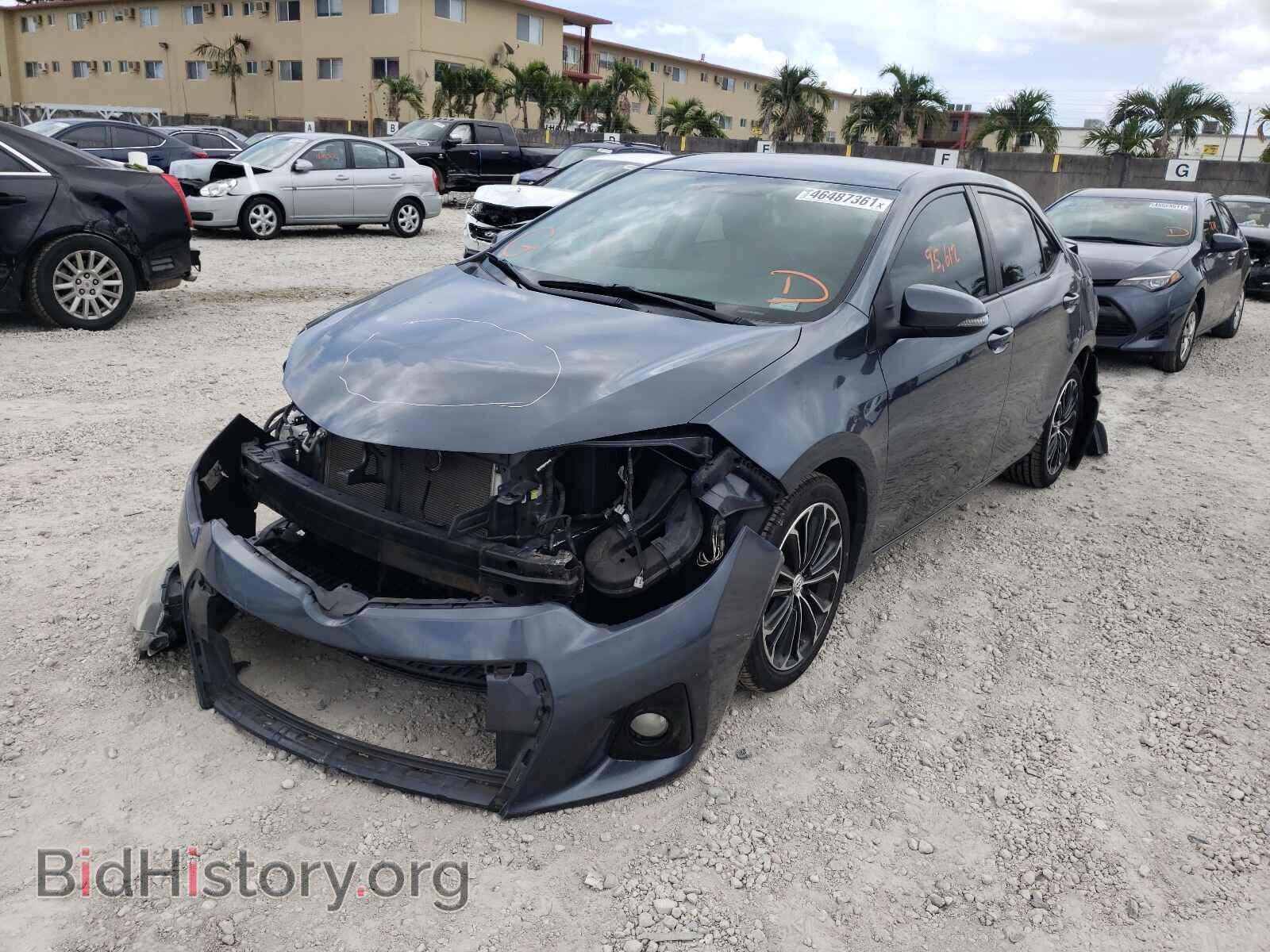 2014 TOYOTA COROLLA - VIN: 2T1BURHE4EC128739 - Фото 2
