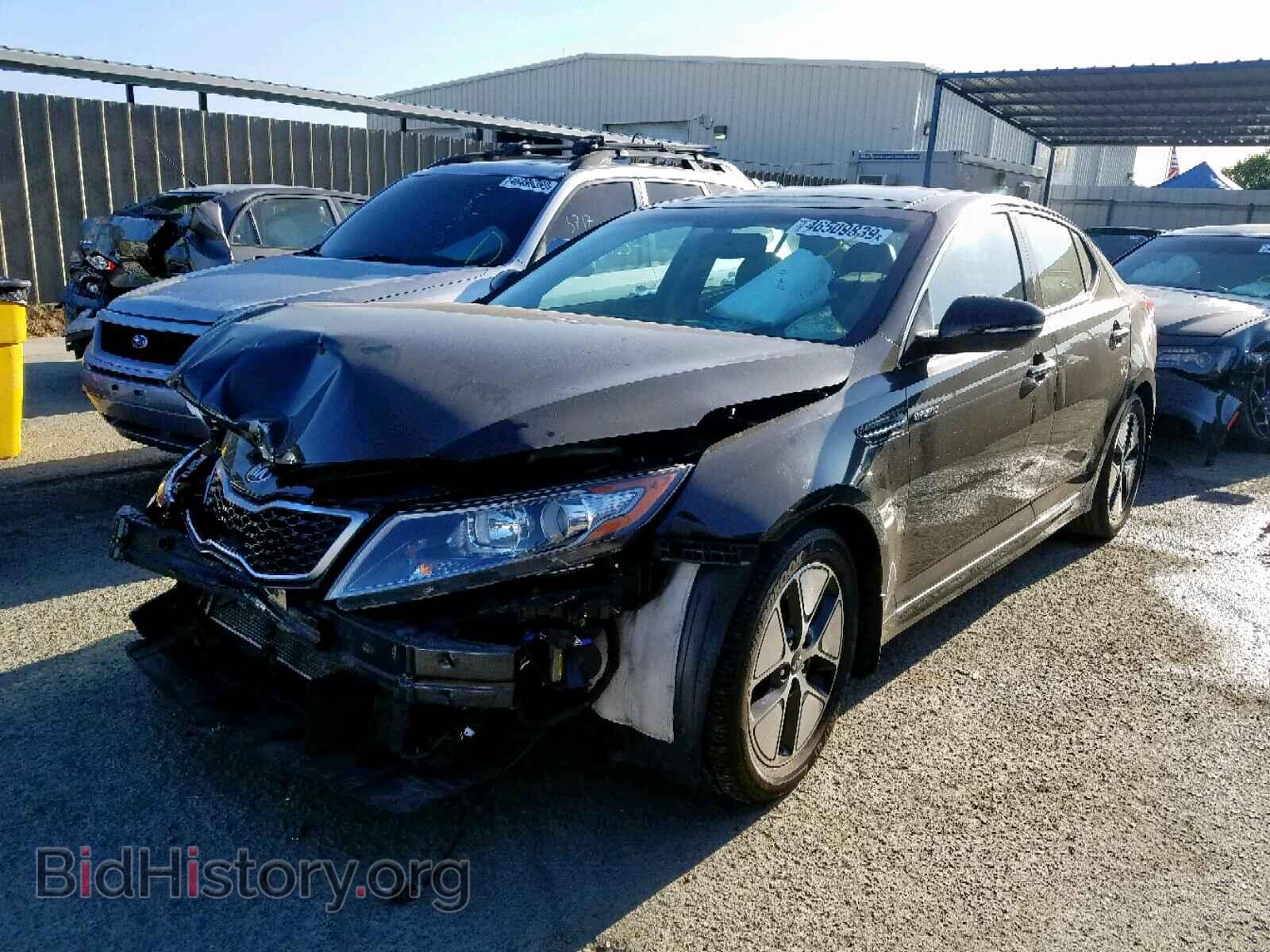 2013 KIA OPTIMA HYB - VIN: KNAGM4AD7D5055885 - Фото 2