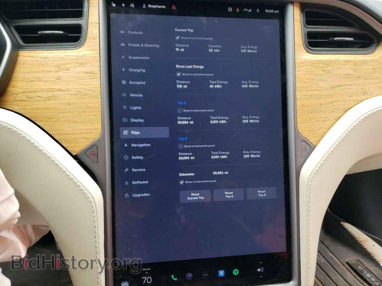 2019 TESLA MODEL S - VIN: 5YJSA1E26KF304699 - Фото 9