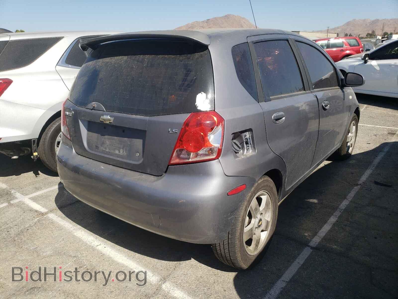 2007 CHEVROLET AVEO - VIN: KL1TD66657B745350 - Фото 4