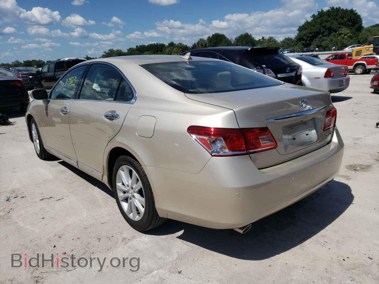 2012 LEXUS ES350 - VIN: JTHBK1EG5C2483183 - Фото 3