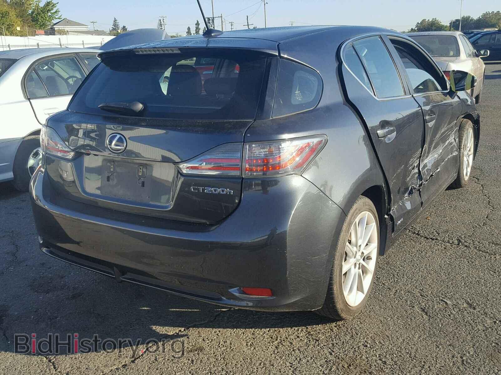 2011 LEXUS CT 200 - VIN: JTHKD5BH9B2018290 - Фото 4