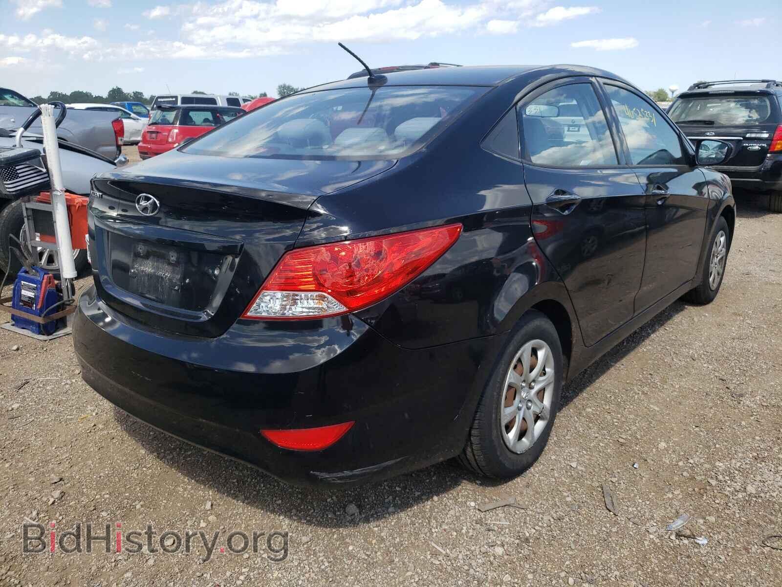 2013 HYUNDAI ACCENT - VIN: KMHCT4AE7DU311165 - Фото 4