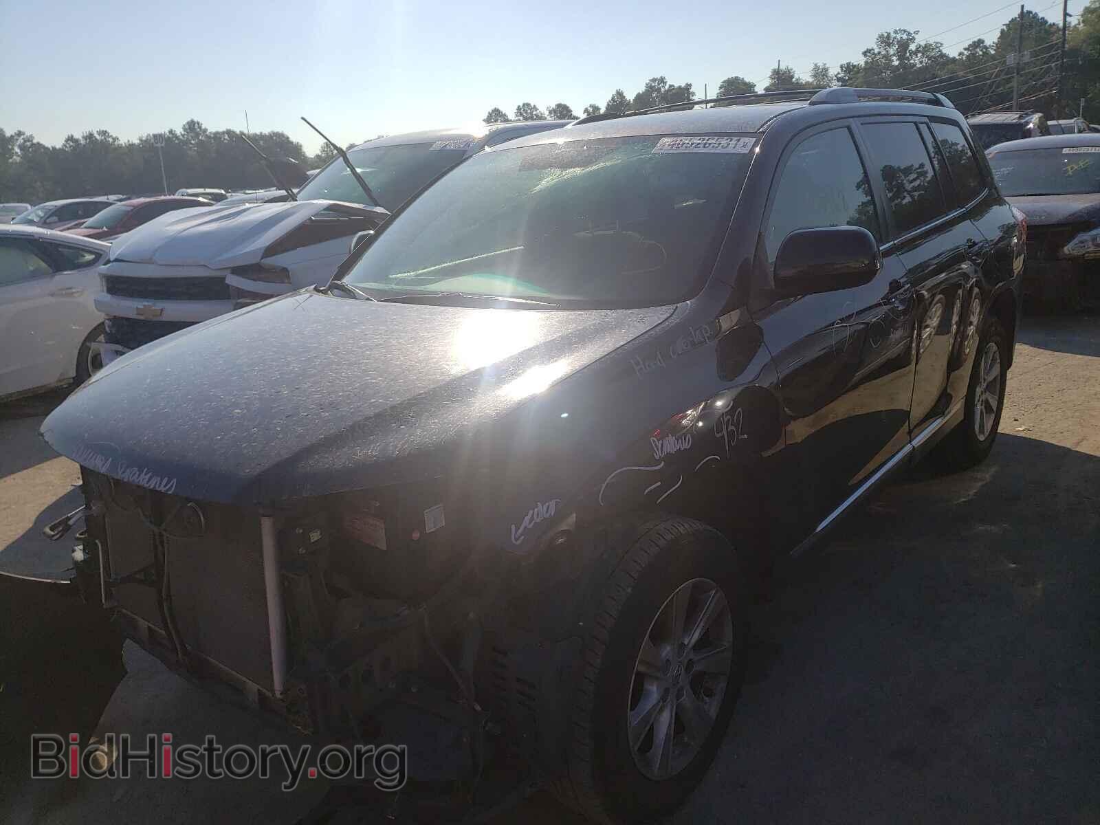 2012 TOYOTA HIGHLANDER - VIN: 5TDBK3EH3CS103160 - Фото 2