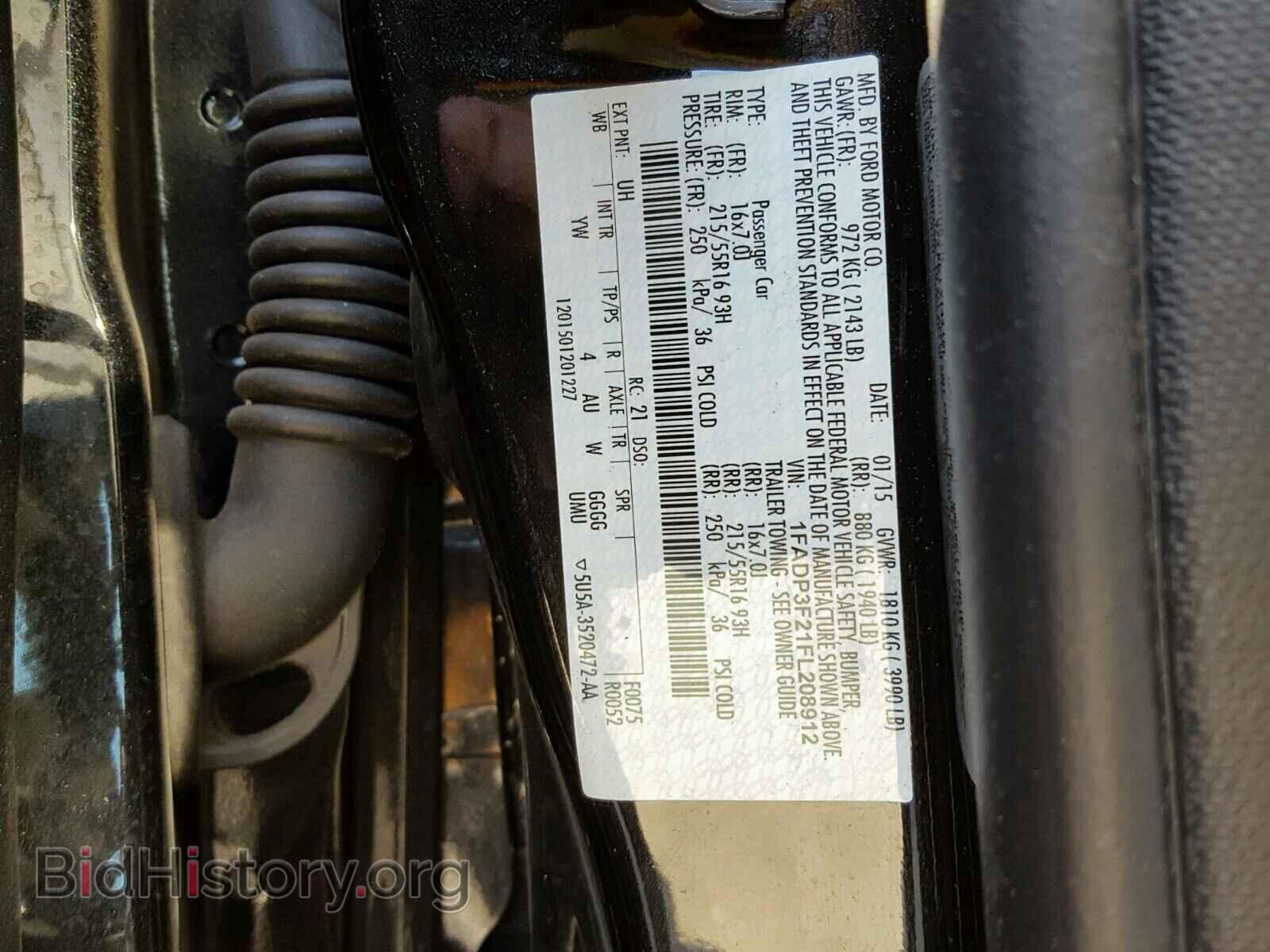 2015 FORD FOCUS - VIN: 1FADP3F21FL208912 - Photo 10