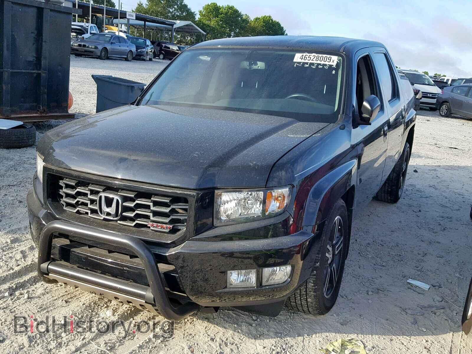 2014 HONDA RIDGELINE - VIN: 5FPYK1F75EB003130 - Фото 2