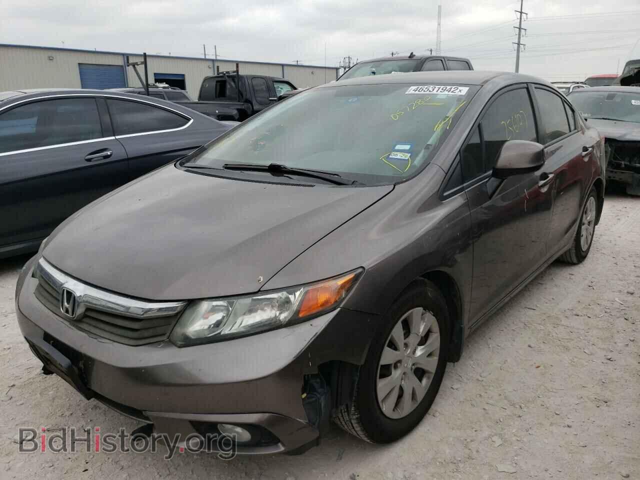 2012 HONDA CIVIC - VIN: 19XFB2F59CE057280 - Фото 2