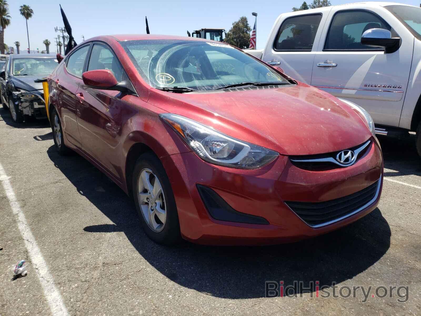 Photo 5NPDH4AE1EH540270 - HYUNDAI ELANTRA 2014