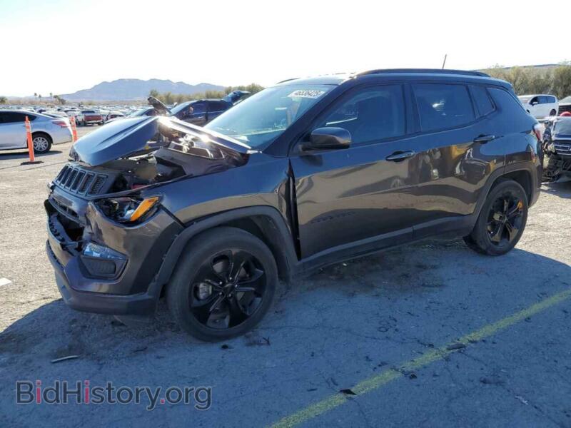 2020 Jeep COMPASS Latitude (VIN 3C4NJCBB3LT129392) — photo 1 of 16, Copart, damage: front end