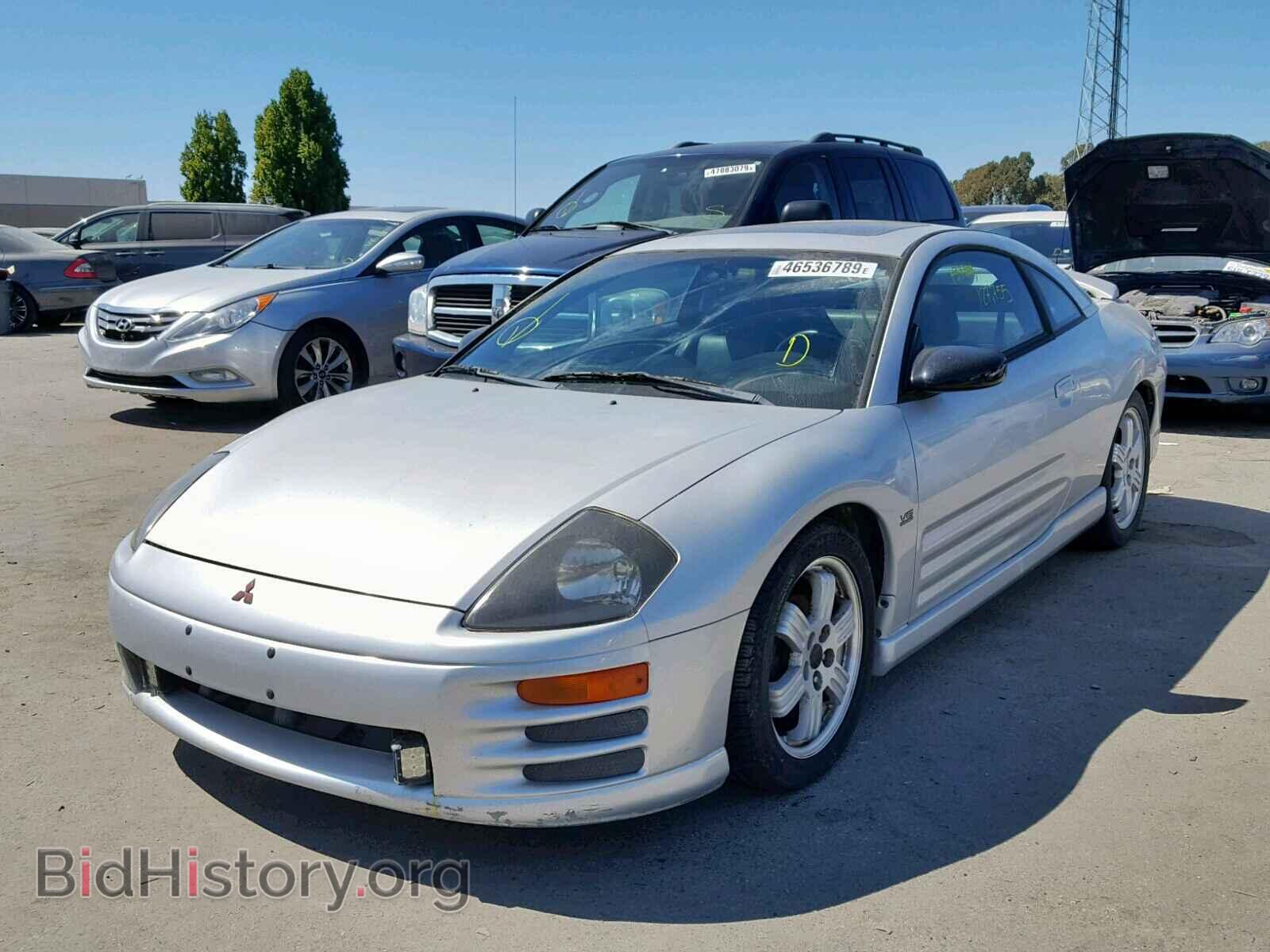 2000 MITSUBISHI ECLIPSE - VIN: 4A3AC54L1YE076271 - Фото 2