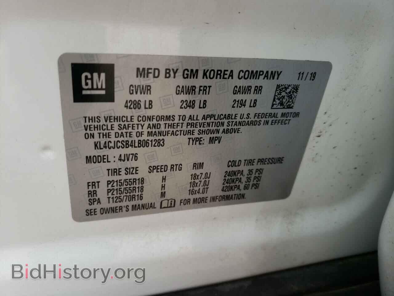 2020 BUICK ENCORE - VIN: KL4CJCSB4LB061283 - Photo 10