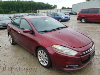 2015 Dodge DART Dart Limit, burgundy — VIN 1C3CDFCB0FD363079, Copart