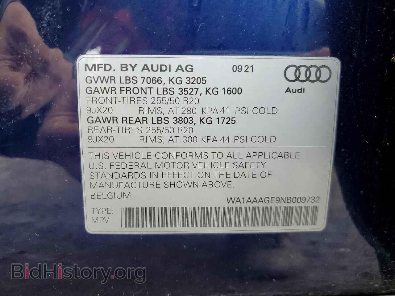 2022 AUDI E-TRON - VIN: WA1AAAGE9NB009732 - Photo 13