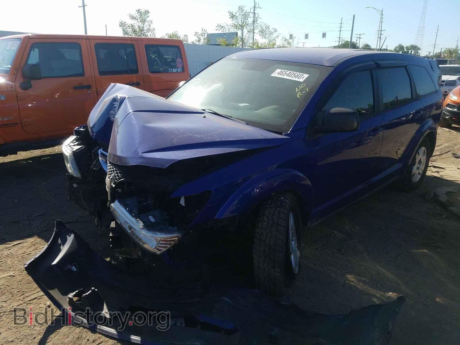 2012 DODGE JOURNEY - VIN: 3C4PDCAB4CT276113 - Фото 2