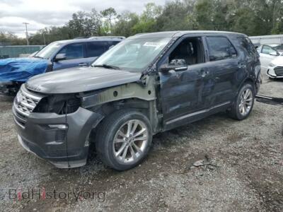 2018 Ford EXPLORER XLT, серый — VIN 1FM5K7D82JGB15776, Copart