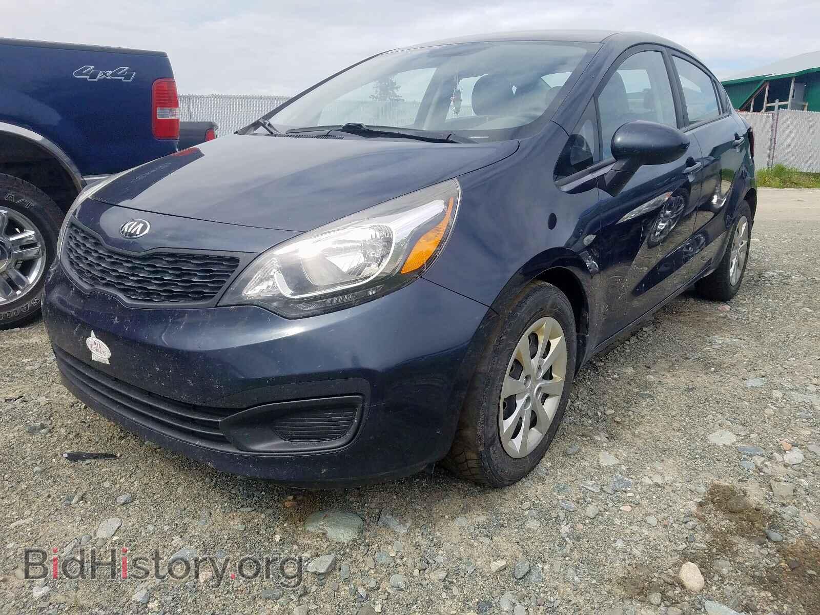 2013 KIA RIO - VIN: KNADM4A37D6298049 - Фото 2