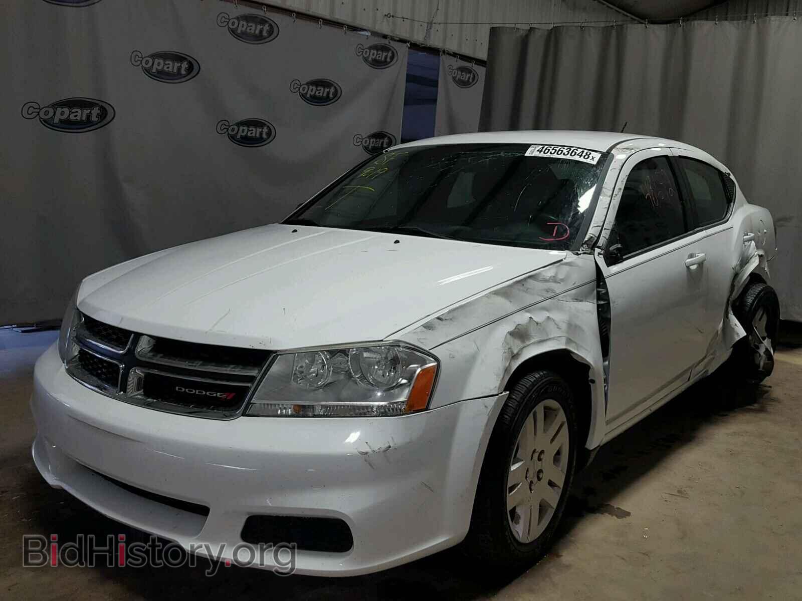 2014 DODGE AVENGER - VIN: 1C3CDZAB8EN129544 - Фото 2