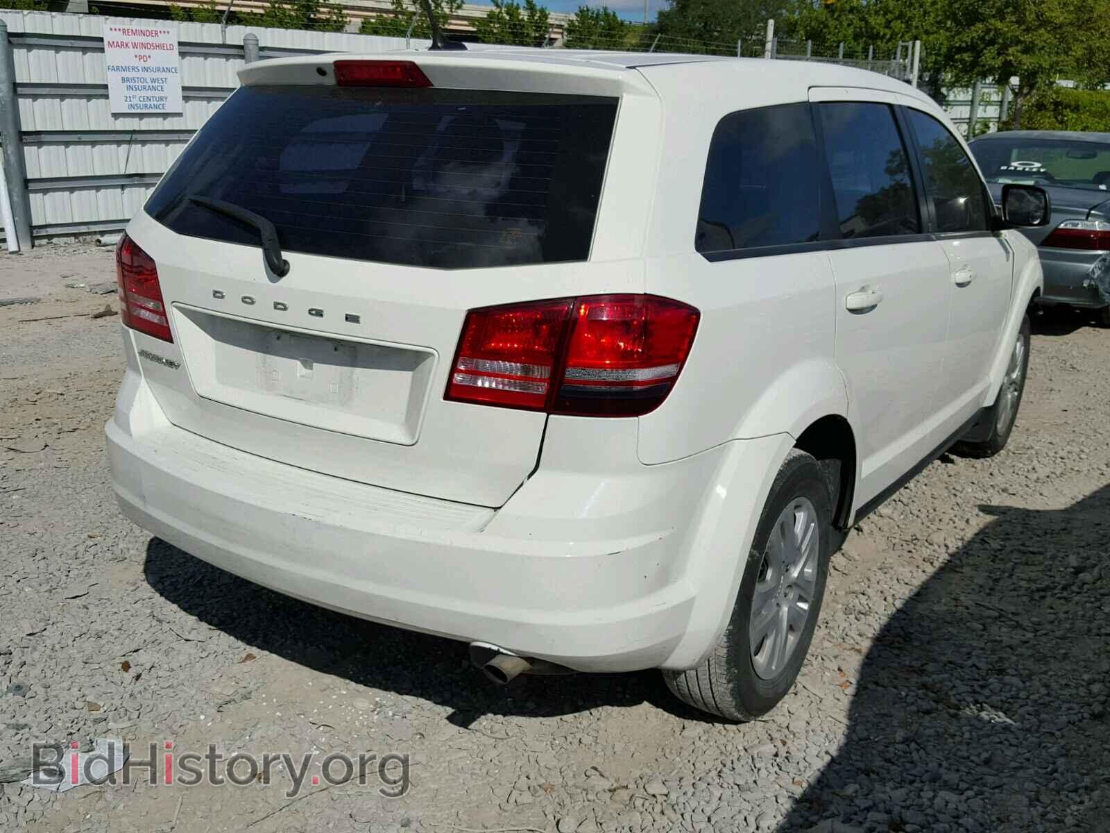 2014 DODGE JOURNEY - VIN: 3C4PDCAB0ET181809 - Фото 4