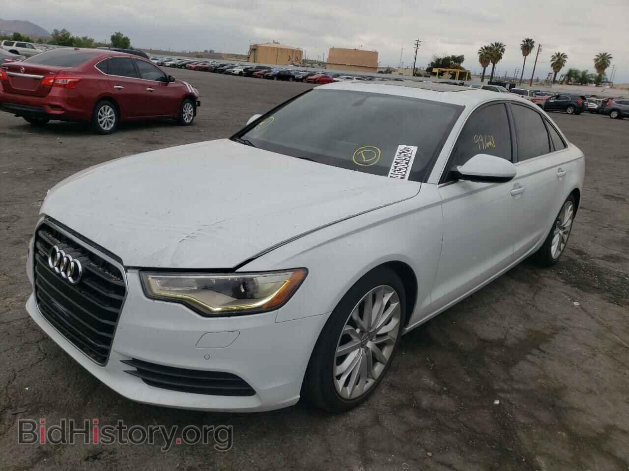 2013 AUDI A6 - VIN: WAUGFAFC4DN122533 - Фото 2