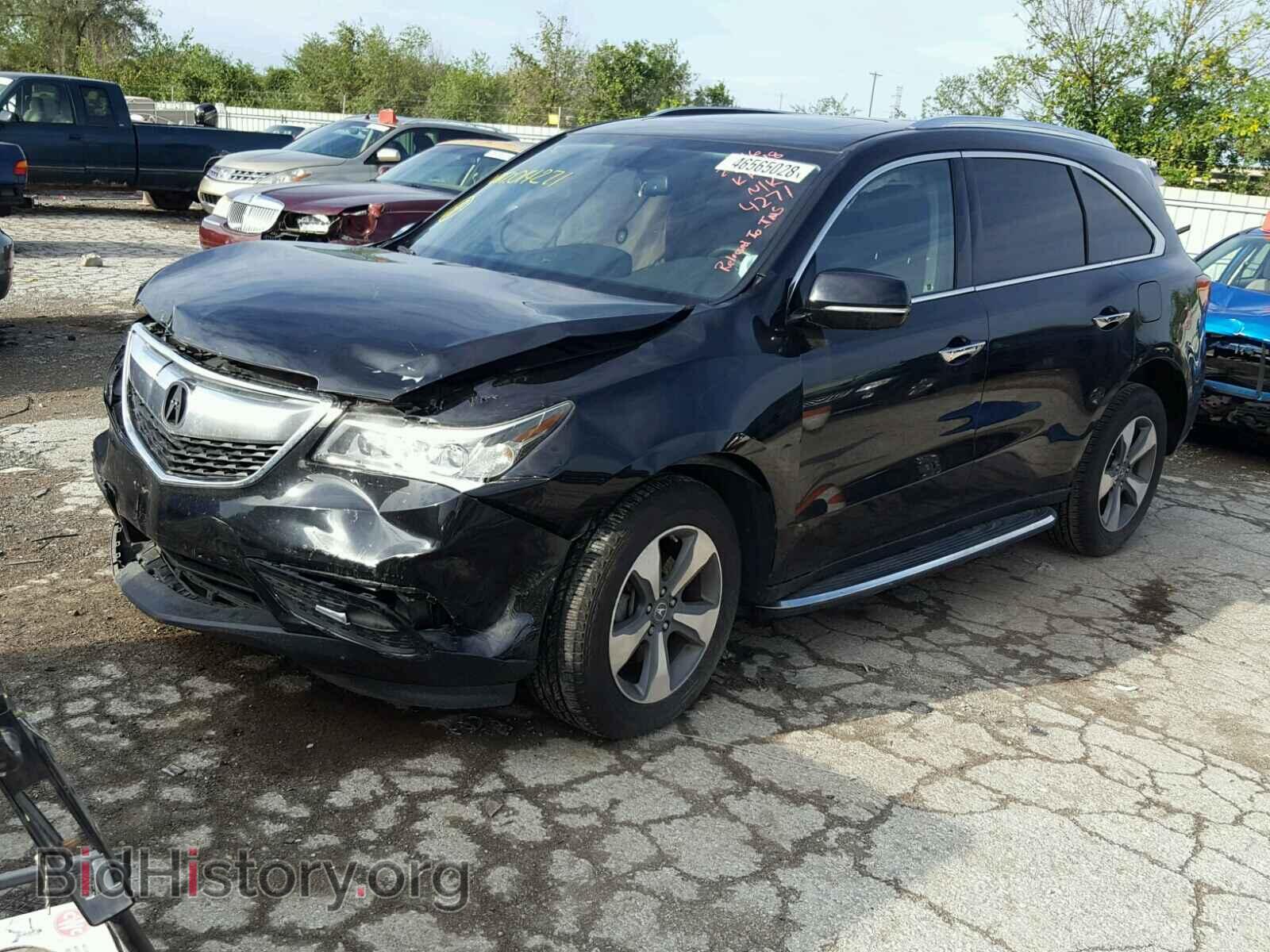 2014 ACURA MDX - VIN: 5FRYD4H26EB014271 - Фото 2
