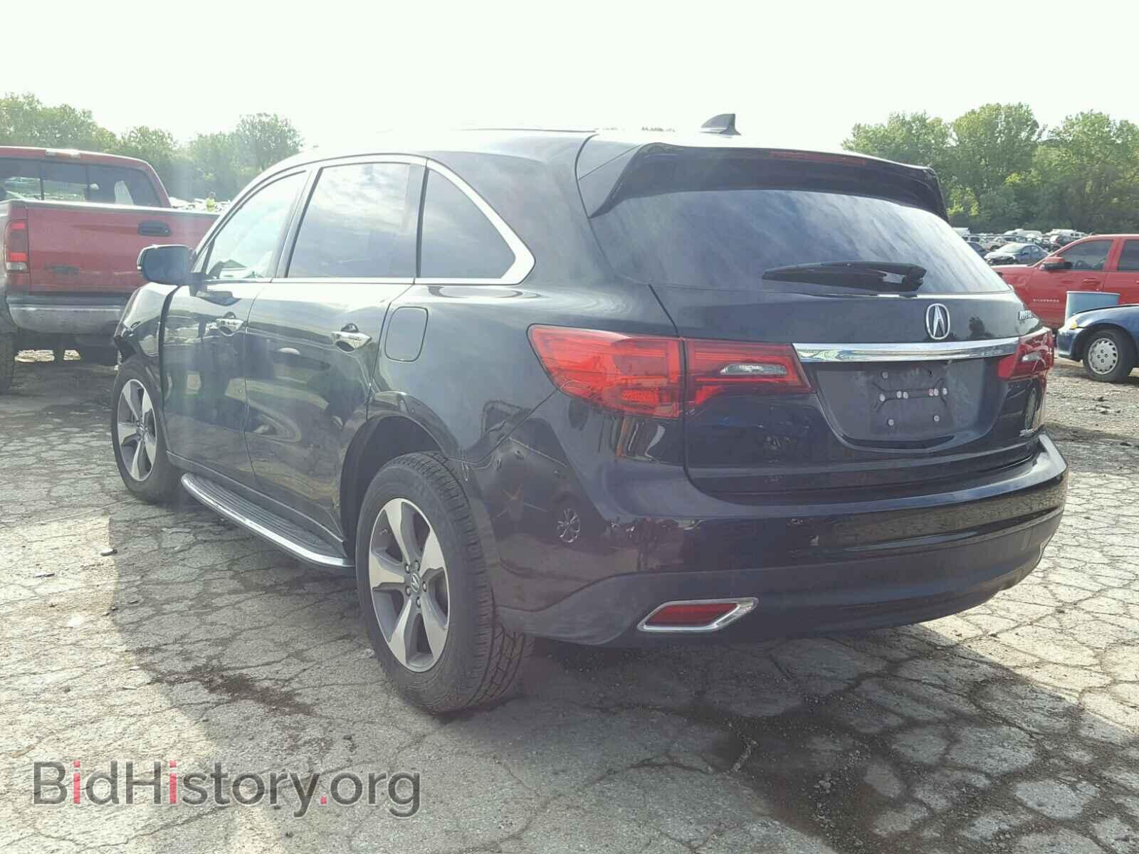 2014 ACURA MDX - VIN: 5FRYD4H26EB014271 - Фото 3