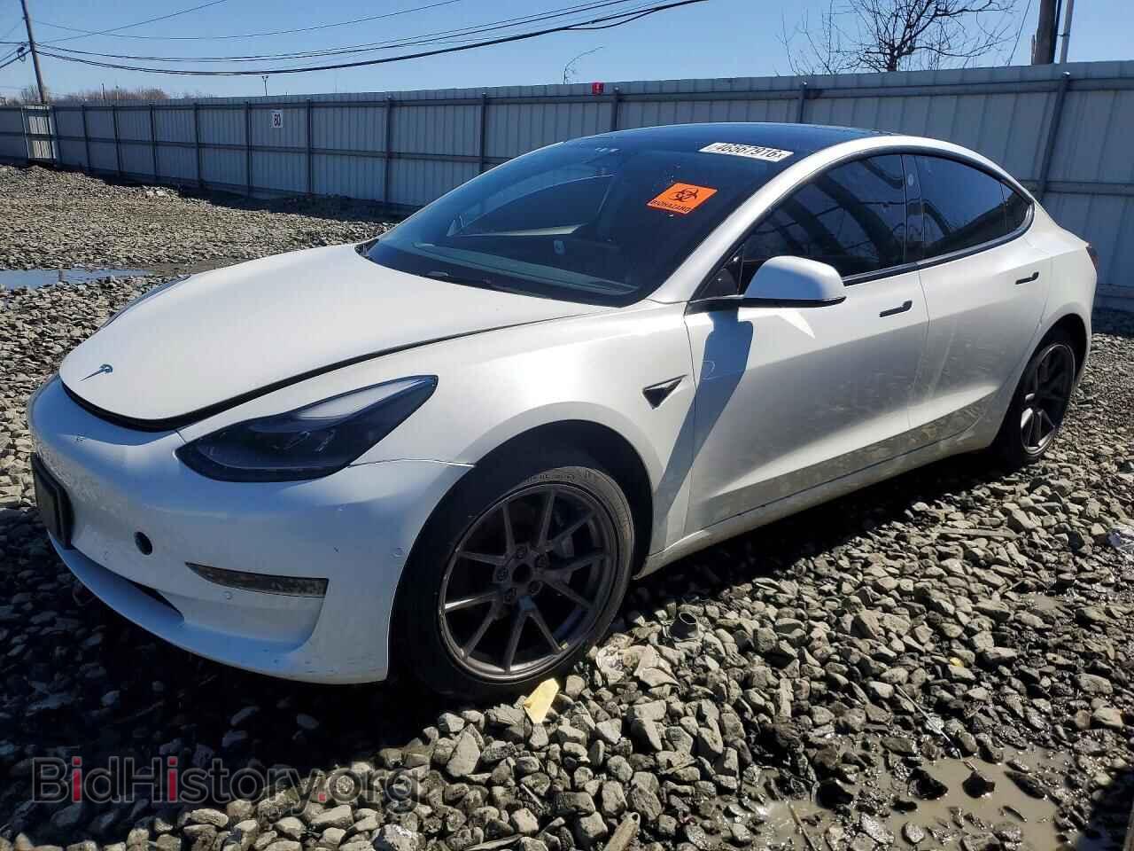 Photo 5YJ3E1EA7NF319328 - TESLA MODEL 3 2022