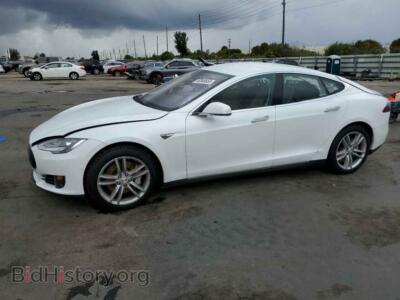 2016 Tesla MODEL S, белый — VIN 5YJSA1E12GF131147, Copart