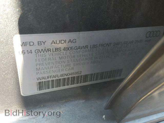 2014 AUDI A4 - VIN: WAUFFAFL4EN045952 - Фото 10
