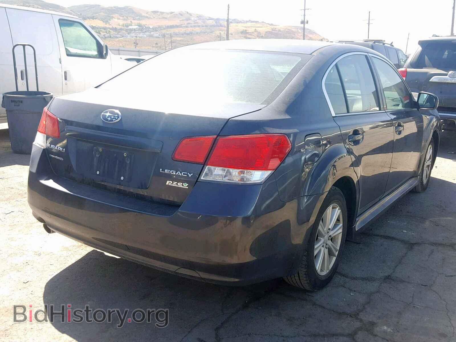 2012 SUBARU LEGACY - VIN: 4S3BMBC69C3014068 - Фото 4