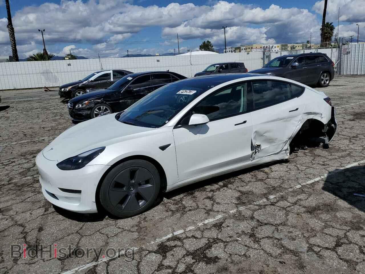 Photo 5YJ3E1EA3NF291317 - TESLA MODEL 3 2022