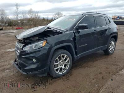 2022 Jeep COMPASS Latitude LUX, черный — VIN 3C4NJDFBXNT173330, Copart