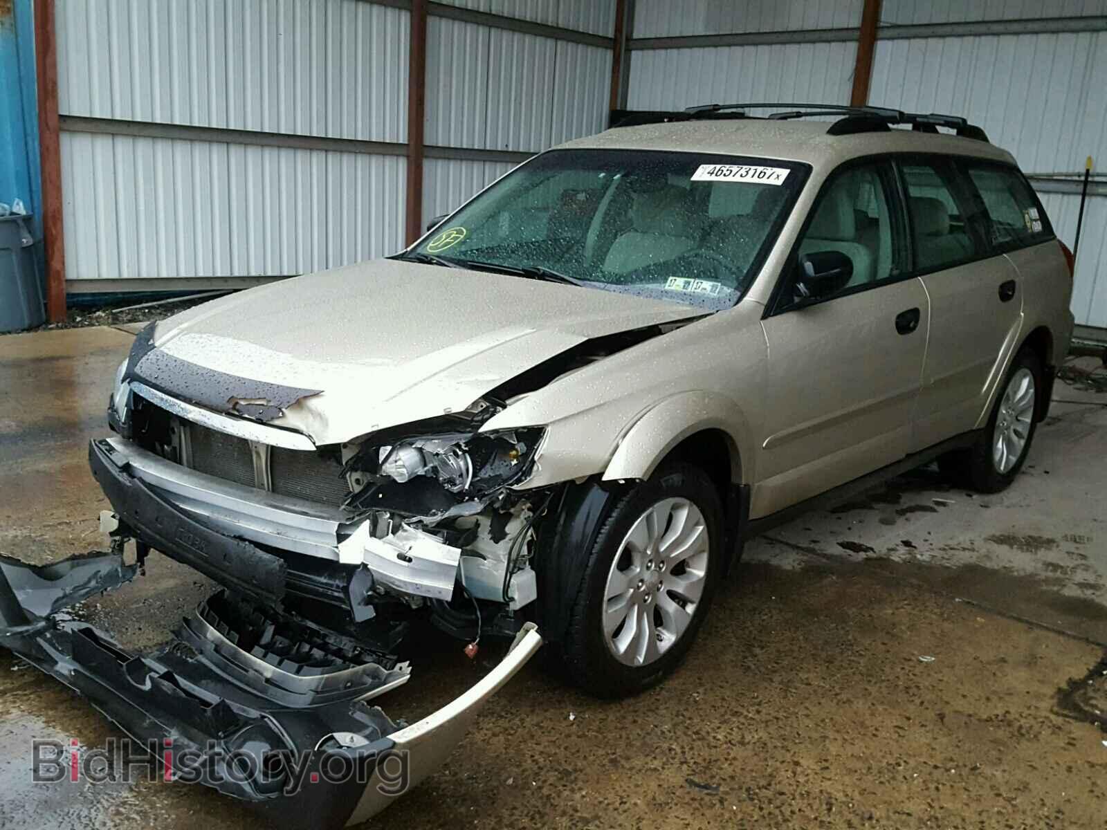 2008 SUBARU OUTBACK - VIN: 4S4BP61C587348990 - Фото 2