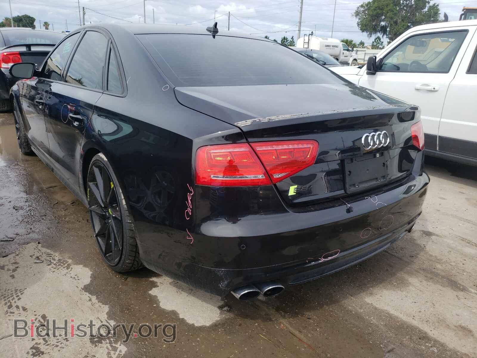 2014 AUDI S8 - VIN: WAUD2AFD9EN006088 - Фото 3