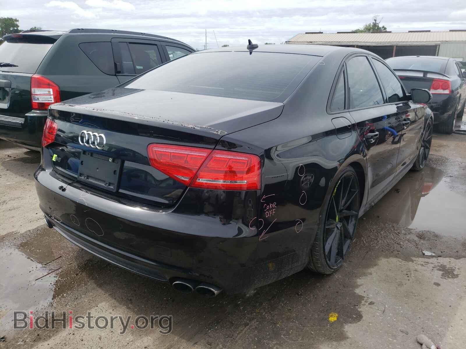 2014 AUDI S8 - VIN: WAUD2AFD9EN006088 - Фото 4