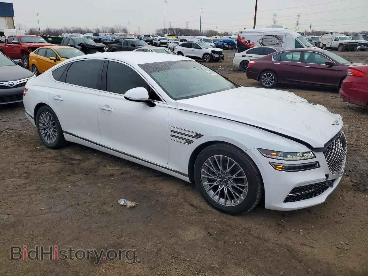 2021 GENESIS G80 - VIN: KMTGB4SC7MU049249 - Фото 4