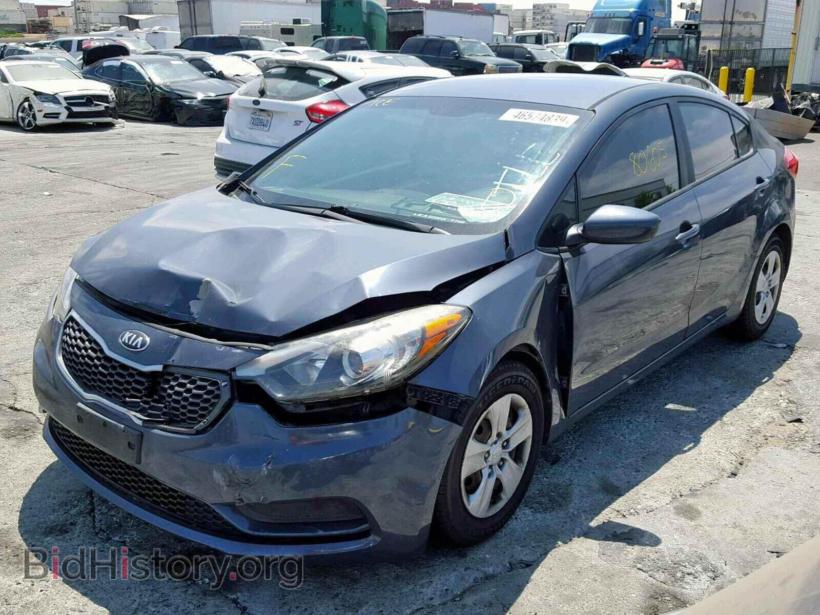 2014 KIA FORTE LX - VIN: KNAFK4A69E5075737 - Фото 2
