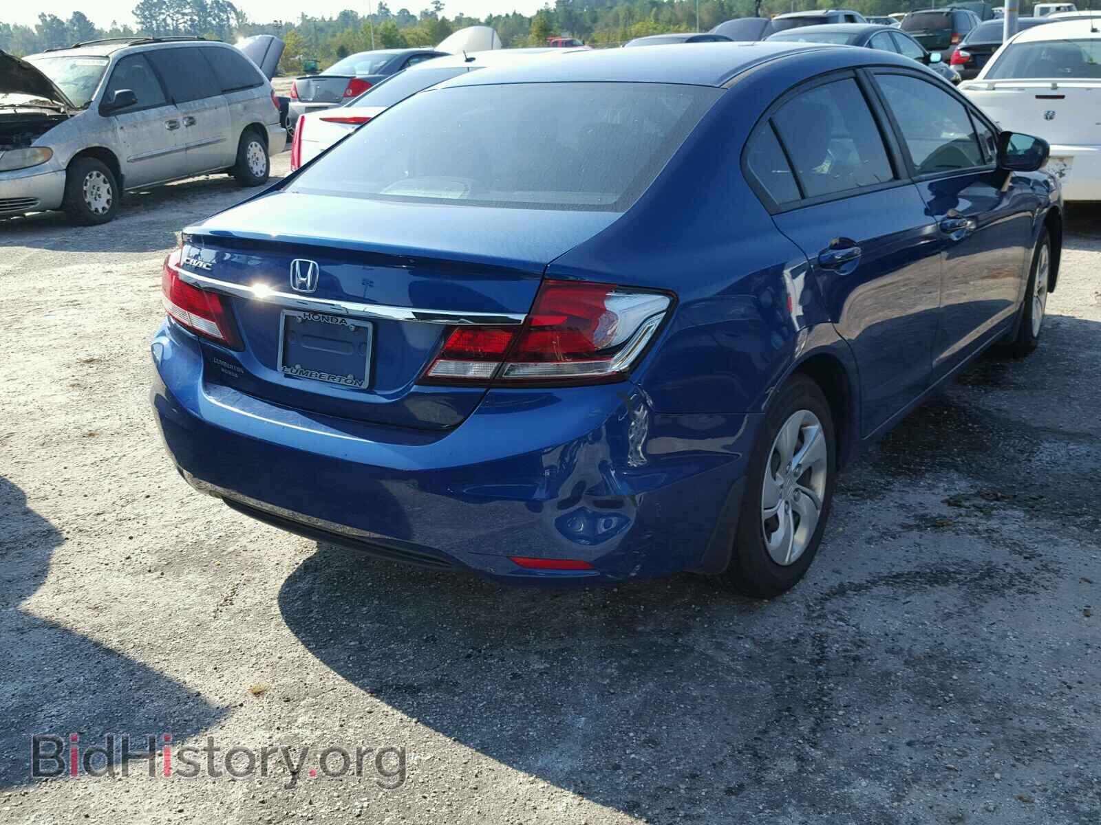2014 HONDA CIVIC LX - VIN: 2HGFB2F56EH543621 - Фото 4