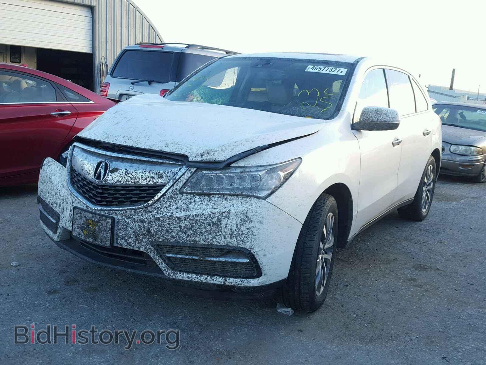 2014 ACURA MDX - VIN: 5FRYD3H45EB003922 - Фото 2