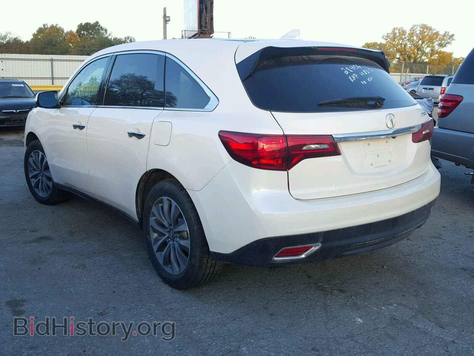 2014 ACURA MDX - VIN: 5FRYD3H45EB003922 - Фото 3