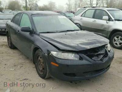 2005 Mazda 6 6 I, черный — VIN 1YVFP80C355M74382, Copart
