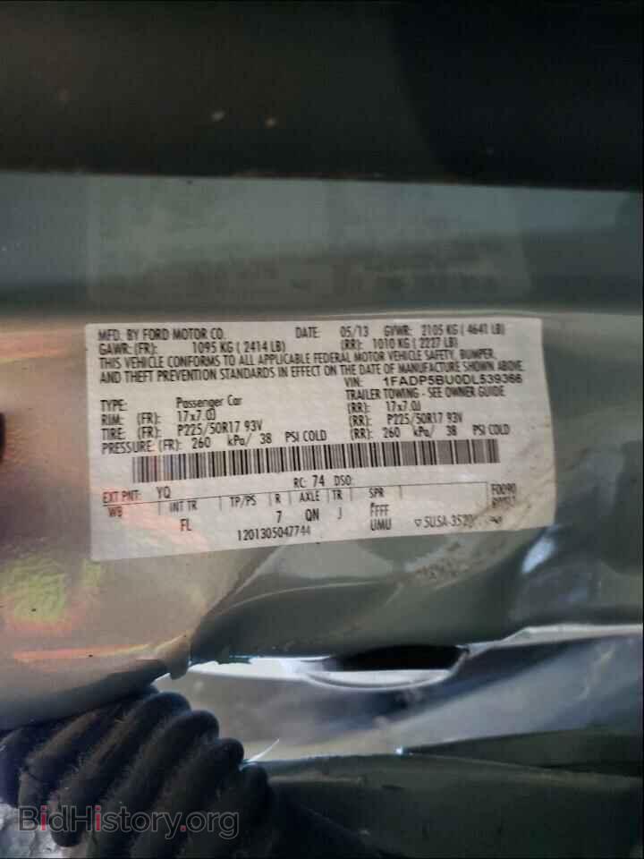 2013 FORD CMAX - VIN: 1FADP5BU0DL539366 - Photo 10