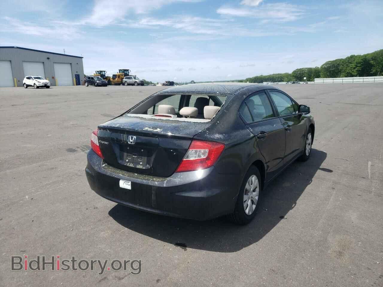 2012 HONDA CIVIC - VIN: 2HGFB2F54CH604669 - Фото 4