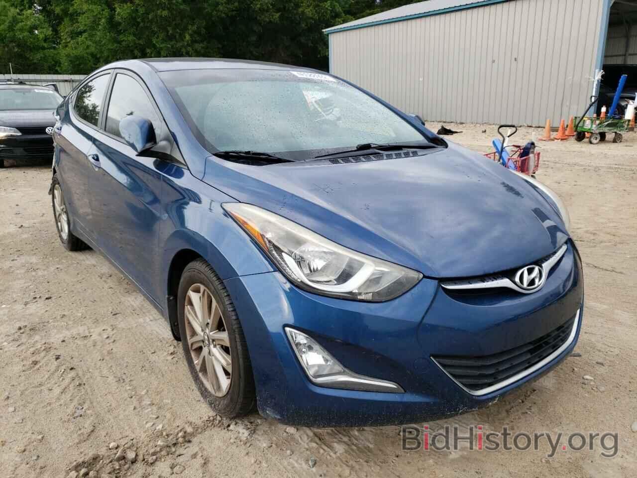 Photo KMHDH4AE9GU533913 - HYUNDAI ELANTRA 2016